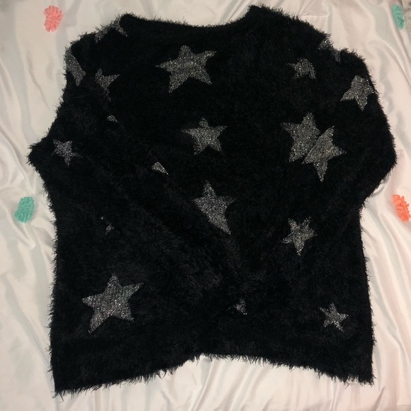 Joe Fresh Sweaters - Warm and Fuzzy Jumper with Metallic Stars